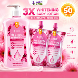 Labn'Care Glutathione  Niacinamide Lotion ，Sunscreen, SPF 50 PA++ , Body Whtening, Skin Brightening