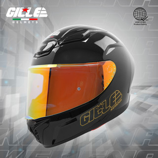 GILLE FF007 Kerena Mono Color Revo Lens Full Face Single Visor Motorcycle Helmet