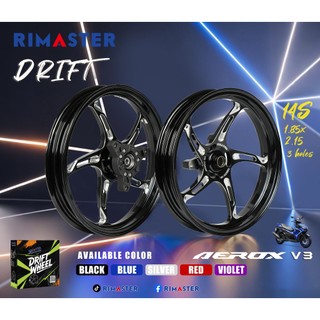 Rimaster CNC MAGS For Aerox155 V3 front disc rear disc 1.85*2.15/14S 5 SPOKES