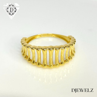 Pawnable 18K Wish Bone Ring (DJEWELZ)