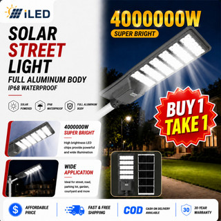 Solar Street Light All-in-One Full Aluminum Body Outdoor IP68 Waterproof Motion Sensor Flood Light