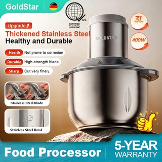 GoldStar Food Processor Heavy Duty Stainless Steel Meat Grinder Food Processor For Baby 3/4/5/6L
