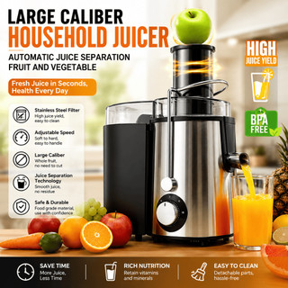 fruit juicer Large Caliber Household Juicer Automatic Juice Separation Fruit And Vegetable cod