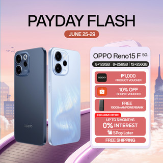 [3 Months 0% SPayLater] OPPO Reno15 F 5G | 50MP Ultra Wide Selfie Camera | Static Photo Popout