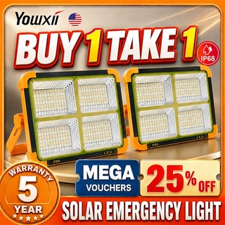 Yowxii 5 Colors IP68 Solar Light Outdoor Waterproof Portable Emergency Light Handheld Camping Light