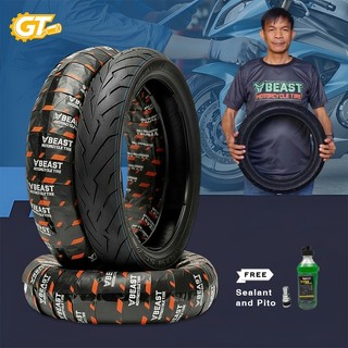 Beast Flash P6240 Tubeless Tire 13 14 17 Inch Original Motorcycle Tire [FREE SEALANT & PITO] COD