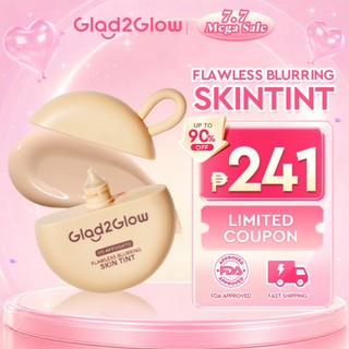 Glad2Glow Flawless Blurring SKINTINT High Coverage Lightweight Foundation Concealer 30ml Cowgirl