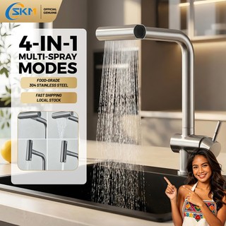 4 in 1 Kitchen faucet wash basin sink hot and cold pressurized shower head hot and cold