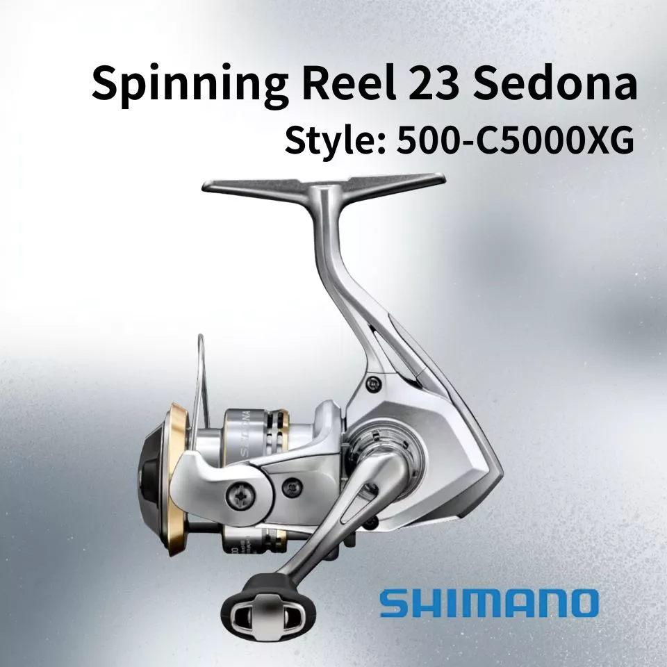 SHIMANO 23 Sedona Spinning Reel 500 to C5000XG Fishing Reel Saltwater Freshwater