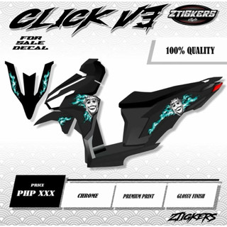Click 125 V3 SoloLevelingSmile Hologram and Non Hologram Decals