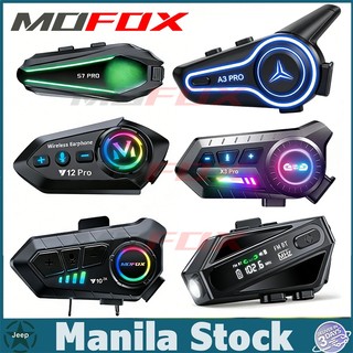 MOFOX Y10-2X Motorcycle Helmet Intercom Headset Bluetooth Wireless Headset Hard Micphone Music Share