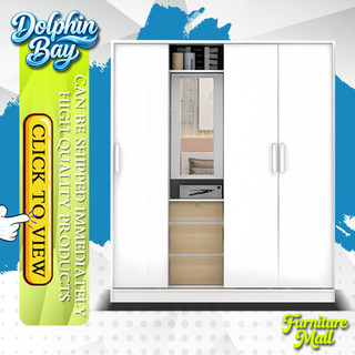 DOLPHIN BAY Wardrobe, sliding door wardrobe with mirror