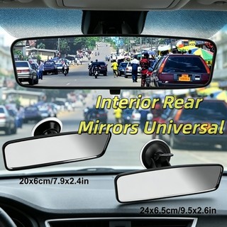 360° Rotatable Car Rearview Mirror Universal Suction Cup Interior Mirror Anti-glare