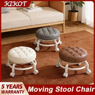 KIKOT Colorful Small Chair With Wheels For Baby/Kids Mini Chair With Back Rest With Sofa Foot Chair