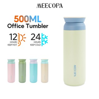 MEECOPA 500ML Flask Water Bottle Insulated Tumbler Matte Finish Wear Resistant Portable BPA Free