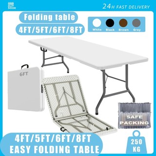 4FT\5FT\6FT\8FT Heavy Duty Folding Table Outdoor Table For Business/Home/School/Church/Party/Camping