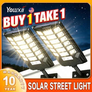 Yowxii New Solar Street Light Upgraded Solar Light Outdoor Waterproof SensorLED Floodlight Wall Lamp