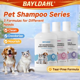 BAYLDAHL Pet Shampoo & Conditioner 500ml for Deodorant Brightening Scented Nourishing Dogs & Cats