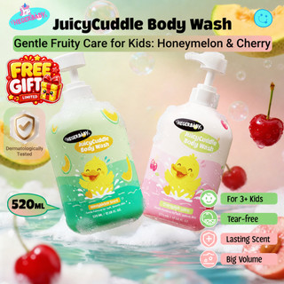 Hegerbaby JuicyCuddle Baby Wash Cherry + Melon - Deep Cleansing, Long-Lasting Fragrance Body Wash