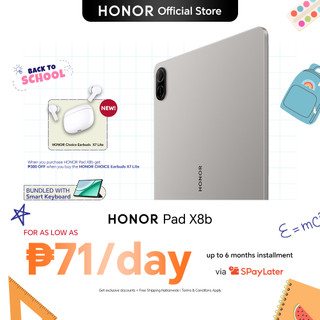 HONOR Pad X8b (8+128GB Expandable up to 2TB, 11-inch HONOR Eye Comfort, 10100 mAh Ultra-large Batter