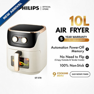 (PH) 10L Air Fryer – Ultimate Capacity for Efficient Cooking, Roasting, Baking, and Grilling