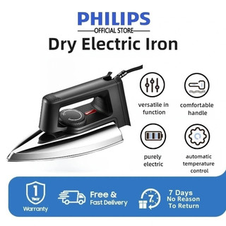 Philips Dry electric iron 1000w Steamless iron Handheld Iron  Electric Portable Flat Iron Household