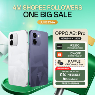 [LIVE EXCLUSIVE] OPPO A6t Pro | 16GB (8+8)+128GB | 7000mAh Battery + 45W SUPERVOOC Charge