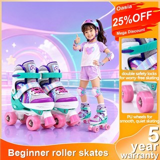 Oasia 2026 Adjustable Roller Skate Shoes For Kids | Back To School Gift With PU Wheel For Beginners