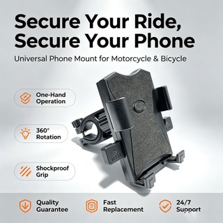 New Mobile Phone Holder Motorcycle Mobile Phone Holder Riding Vehicle Shock Proof Navigation Holder