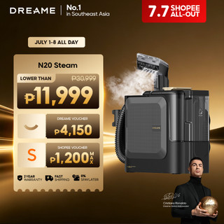 Dreame N20 Multi-Use Steam Cleaner 2-in-1 Garment & Home, 100℃ Fast Heat-Up, Auto Detergent