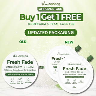 BUY 1 TAKE 1 Skin Amazing Scented Fresh Fade Tawas Underarm Cream Whitening | Anti perspirant