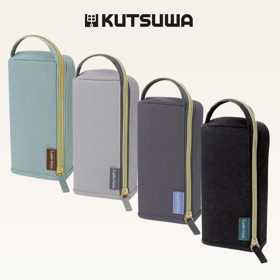 Kutsuwa Lgaba Stand Pencil Case Self-Standing Organizer 4 Colors AK074