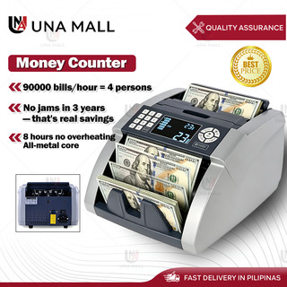 Money Counter Machine 1200 Bills/Min UV MG Detection 200 Sheets Capacity for Store Business
