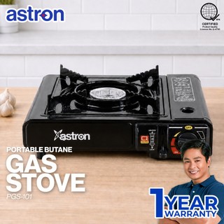 Astron PGS101 2 in 1 Portable Gas Stove - Butane & LPG Compatible | Built-in Fuel Lock | Lightweight