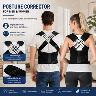 Back Posture Corrector Adjustable Open Shoulder Anti-camel Correction Bel Correction Tape