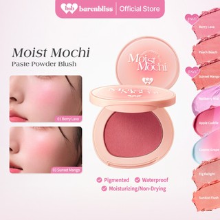 barenbliss BNB Moist Mochi Blush | Cream-to-Powdery Finish Blush