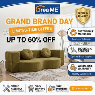 Dreame Sofa Bed Foldable 2 Seater Compressed Sofa Bed For Small Living Room Comfy Accent Chair Sofa