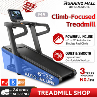 M5 Marathon Pro Treadmill | 5.25HP Commercial Motor, Auto-incline 15.6" HD Screen Home Use
