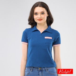Redgirl Pique Polo Shirt RGT02-0161 [Blouse for women, Tops for women]