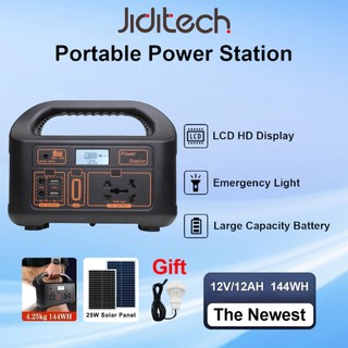 Jiditech 150W Power Station Portable 220V Multi-Function Power Bank Big Capacity Generator Station