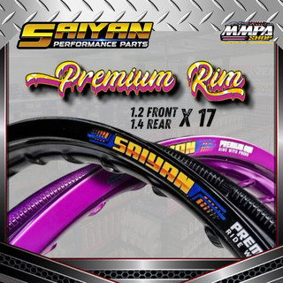🇹🇭  Saiyan Premium Alloy Rim Thailand (2pcs/Set) Broken Size 1.2/1.4-17 Made In Thailand