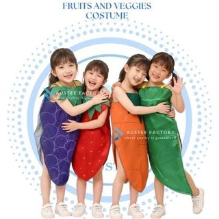 AAF  Austee 2026 Costume for Kids Nutrition Month Fruits and Vegetables