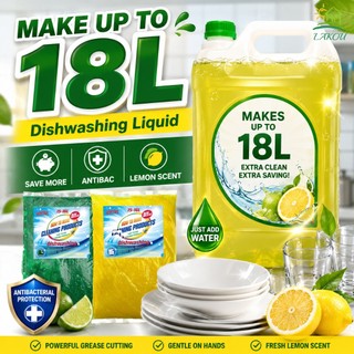 MIKIWI DIY Easy Mix Dishwashing liquid kit 3.5L-18L lime lemon Household set detergent Degreaser
