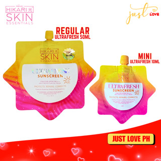 Hikari Skin UltraWhite / UltraFresh Sunscreen SPF50 50ml / Mini Sunscreen 10ml
