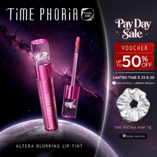 TIME PHORIA - Blurring Lip Tint Two-In-One Formula All-Day Wear Altera Shine To Matte Watery Blur 4g