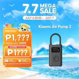 New Xiaomi Air Pump 2 EU Portable Digital Electronic Compressor 150PSI Rechargeable