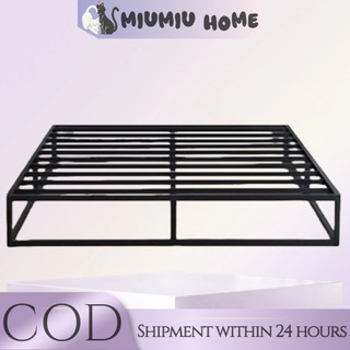 Single\Double Royal Minimalist Iron Bed Frame Premium High Load Bearing Bed Sturdy