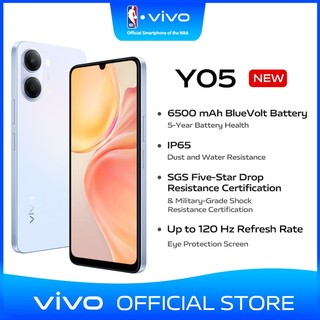 【3 months, 0% Interest】vivo Y05 cellphone丨6500 mAh BlueVolt Battery