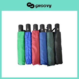 Groovy Umbrella Automatic Windproof | Auto Open Close Foldable Travel Umbrella | Multi-Color