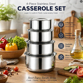 5-Piece Stainless Steel Cookware Set